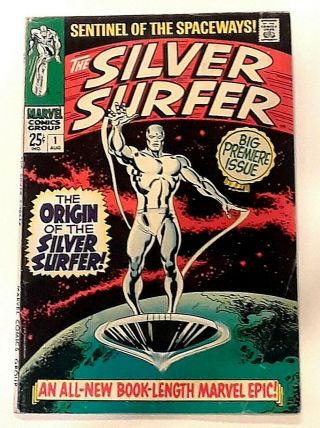 The Silver Surfer 1 Marvel Comics (1968) Sentinel Of The Spaceways
