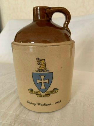 Sigma Chi Fraternity Whiskey Jug From 1963 