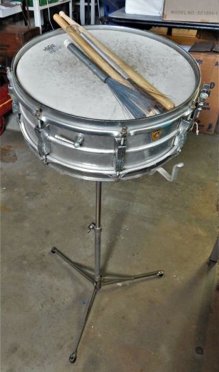 Vintage 1965 Ludwig Keystone Snare Drum Serial 138607
