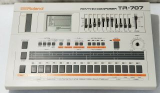 Roland Tr - 707 Rhythm Composer Vintage Drum Machine Sequencer Only