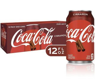 Coca Cola Cinnamon Flavored 2019 Limited Edition Coke 12 X 12 Oz Can Soda