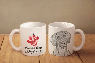 Rhodesian Ridgeback - Ceramic Cup,  Mug " I Love ",  Ca