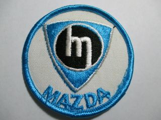 Mazda Embroidered Patch,  Vintage,  Nos,  Rotary Engine Rx7 3 X 3 Inches