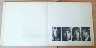 The Beatles,  WHITE ALBUM No 0306926,  2ND PRESS Gatefold LP Lyrics PMC 7067 Vinyl 2