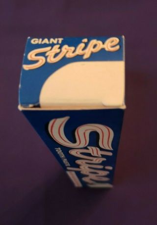 Vintage Stripe Toothpaste dental paste box only 2