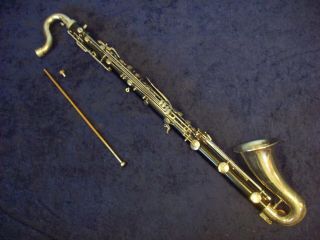 Quality Vintage Buescher Bass Clarinet Usa,  Case