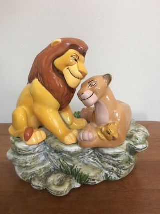 1994 Walt Disney Lion King,  Nala And Simba Music Box Schmid