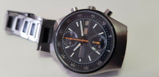Vintage Citizen Automatic Chronograph Watch 8110a Made In Japan