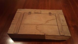 Vintage Primitive Wood Wooden Crate Box MARYLAND BISCUIT Co 3