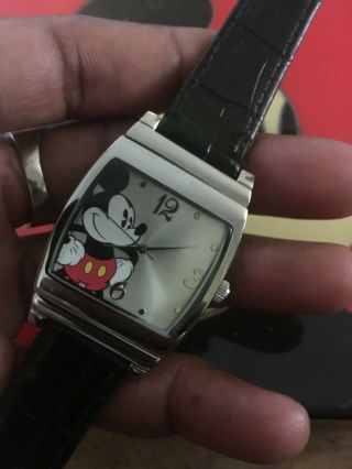 Disney Theme Park Exclusive Mickey Mouse Watch W/ Reversible Wristband
