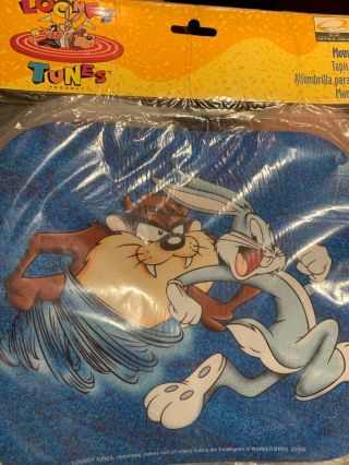 Warner Bros 1995 Looney Tunes Bugs Taz Computer Mouse Pad Nos Vintage