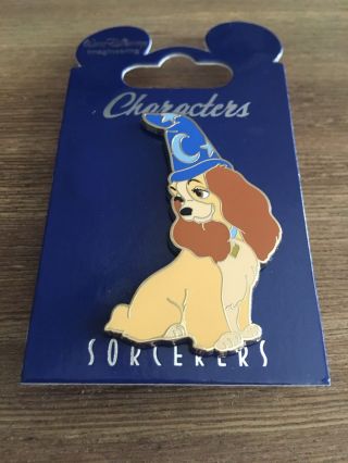 Disney Wdi Lady From Lady & The Tramp Sorcerer Hat Pin Le 200 Imagineering