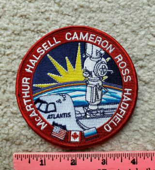 Nasa Space Shuttle Mission Sts - 74 Atlantis Astronauts Embroidered Patch