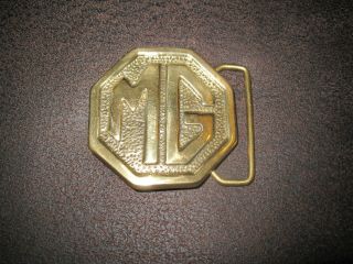 Mg Car Solid Brass Belt Buckle