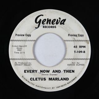 Northern/deep Soul 45 - Cletus Marland - Every Now And Then - Geneva - Mp3