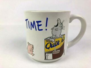 1986 Vintage Ceramic Mug - Hot Chocolate Time - Nestle Quik - Boynton Cartoons