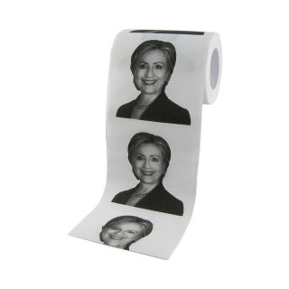 Hillary Clinton For President 2016 Toilet Paper 1 Tp Roll Novelty Party Gag Gift