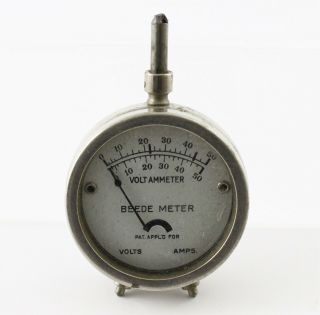 Beede Meter Volt Ammeter Battery Test Meter,  As - Is