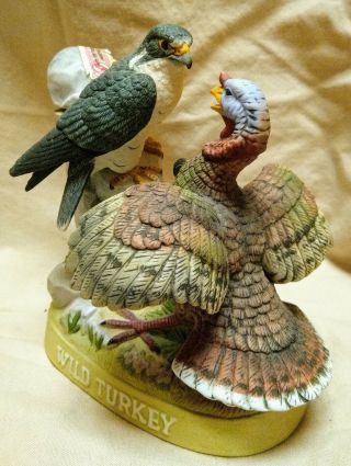 Vintage Austin Nichols And Co Wild Turkey And Falcon No.  11 1986 Porcelain 2