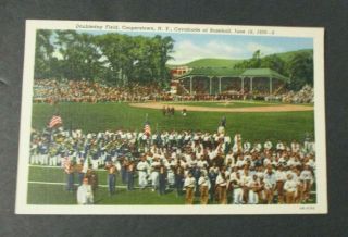 Doubleday Field,  Cooperstown Ny Cavalcade Of Baseball,  1939,  Babe Ruth Etc.