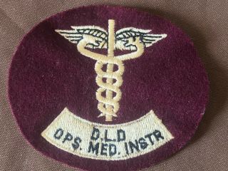 Scarce Transkei Army Special Forces Ops Medic Cloth Badge South African Homeland