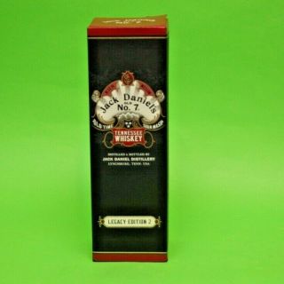 Jack Daniels Tennessee Whisky Paper Box 700 Ml (no Bottle) Legacy Edition 2
