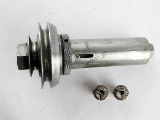 Vintage Deckel Pantograph Engraver Spindle (32mm Body) W/ Collets 3/16 " & 1/4 "