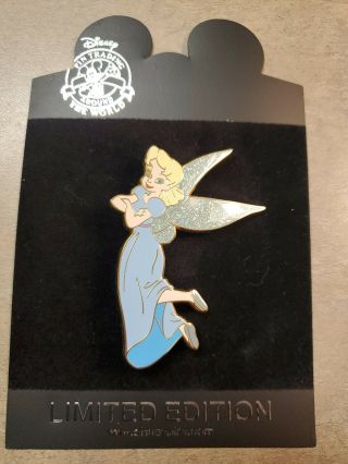 Disney Shopping Tinker Bell Dressed As Wendy Darling Jumbo Pin Le 300
