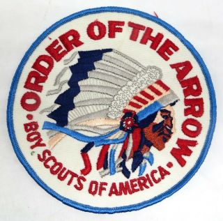 Boy Scout Patch - Order Of The Arrow - Large 6 " Jacket Patch