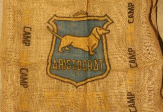 Aristocrat Potatoes Of California Vintage Burlap Bag In