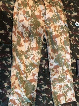 Sap South African Police Koevoet Stf Camo Trousers Pants 32 Inch Waist Med Sadf