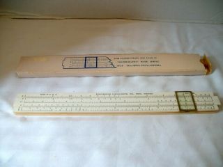 Vintage Engineering Instruments Inc, .  Wooden Slide Rule,