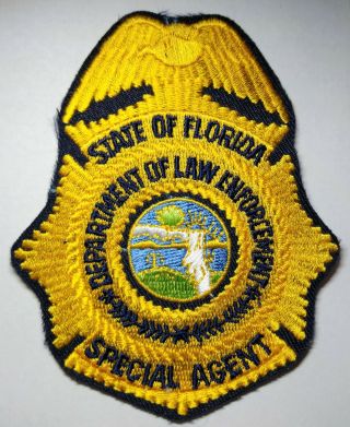 Florida Dept Of Law Enforcement Special Agent Patch - Police / Us