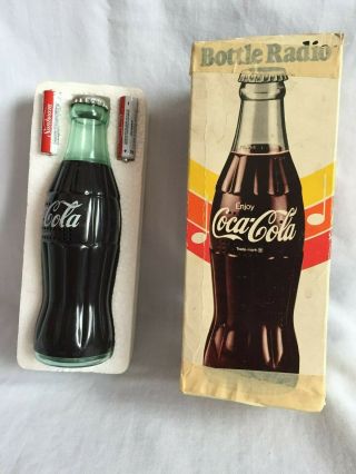 Vintage Coca Cola Bottle Transistor Radio