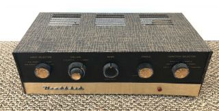 Vintage Heathkit Model Sa - 2 Tube Integrated Amplifier - Nr