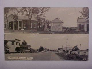 Va,  Cumberland Multiview W.  E.  Burgess Scottsville Postcard