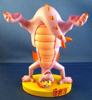 Disney Epcot Figment Standing On His Head Upside Down Bobble Doll