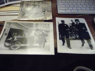 Two (2) San Francisco Fire & Police B&w Photos - One With President Mckinley