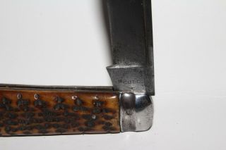 Vintage Blue Ribbon Cutlery Co Single Blade Pocket Knife 3