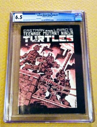 Teenage Mutant Ninja Turtles 1 Cgc 6.  5 Fn,  Tmnt 3rd Printing 1984 Mirage Key