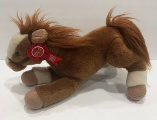 Wells Fargo 2012 Legendary Pony Horse Mack Plush 160th Anniversary Stuffed Toy