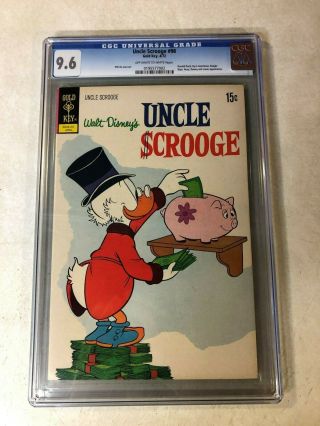 Uncle Scrooge 98 Cgc 9.  6 Nm,  Donald Duck 1972 Gyro Gearloose Beagle Boys