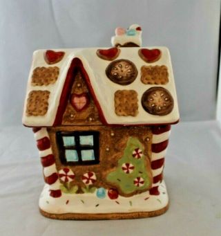 St Nicholas Square Gingerbread House Cookie Jar