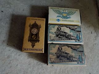 4 Vintage Diamond Brand Boxes For Wooden Matches Usa,  One Bicentennial