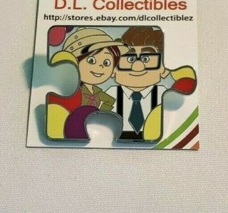 Disney Pixar Up Puzzle Character Connection Le 600 Carl Ellie Chaser Pin
