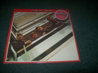 The Beatles - 1962 - 1966 Double Lp Red Vinyl Uk Reissue 1978 On Apple Pcspr 717