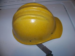 VTG ED BULLARD Fiberglass Hard Boiled Hard Hat Ironworker Yellow 2