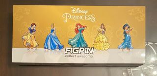 Figpin Classic: Disney Princess - Le Gold - Plated Deluxe Box Set