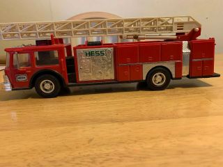 Hess Red Firetruck 1986