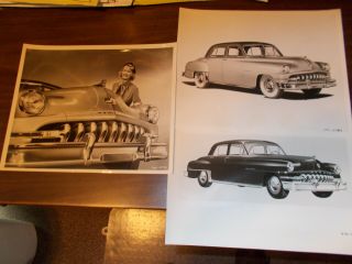 1950s De Soto Press Photos / 3 Different Pictures For One Money